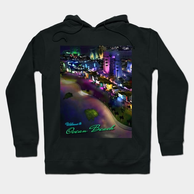 Welcome to Ocean Beach - @ GTA Vice City Hoodie by MgT510